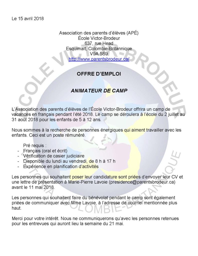 offre d'emploi camp ete APE 2018 (2)